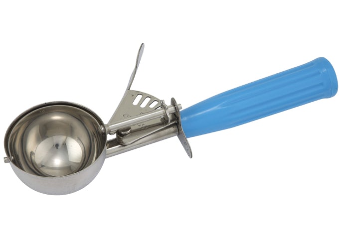 Winco ICD-16 Blue Handle Stainless Steel Ice Cream Disher Blue