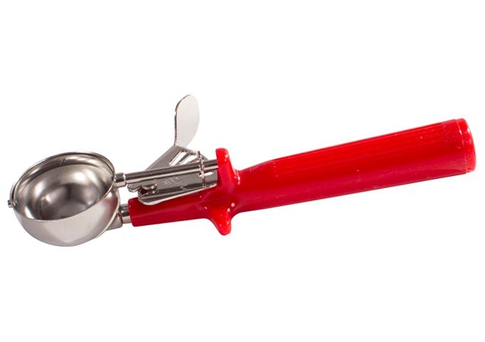Winco ICOP-24 1-1/3 Oz Disher Red Handle