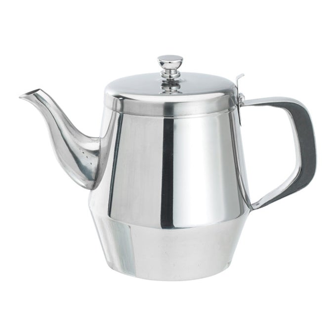 Winco JB2932 32 Oz Stainless Steel Gooseneck Teapot