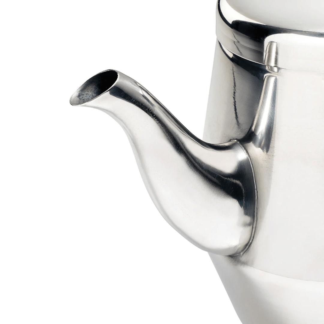 Winco JB2932 32 Oz Stainless Steel Gooseneck TeapotShopAtDean