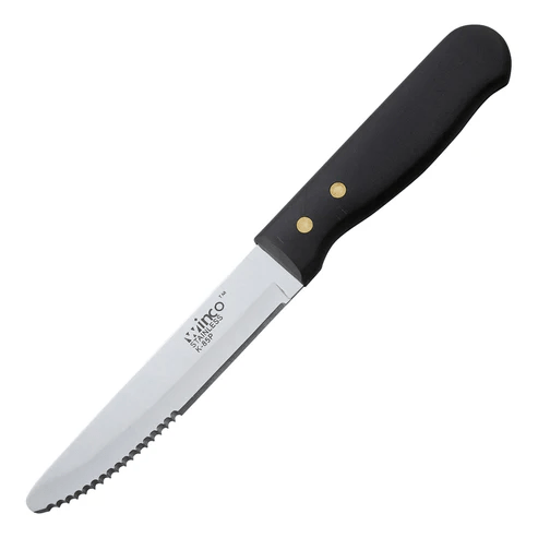 Winco K - 85P 5" Jumbo Stainless Steel Steak Knife 12/PackShopAtDean