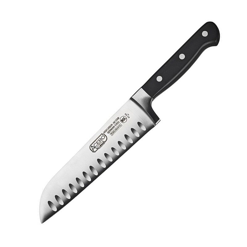 Winco KFP-70 7" Forged Santoku Knife
