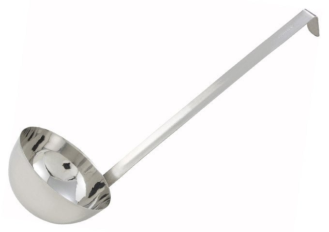 Winco LDT-32 SS 32 Oz Handle Ladle-Two Piece
