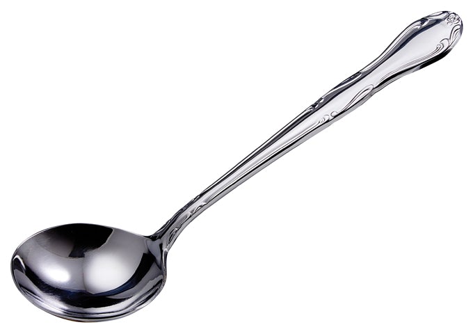 Winco LE-1 Stainless Steel 7" Gravy & Soup Ladle 1 oz