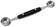 Winco MB-2P Double Sided Melon Baller with PP Handle