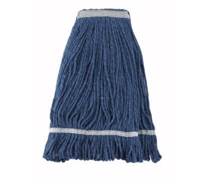 Winco MOP-24 24 Oz Mop Head Loop End Blue