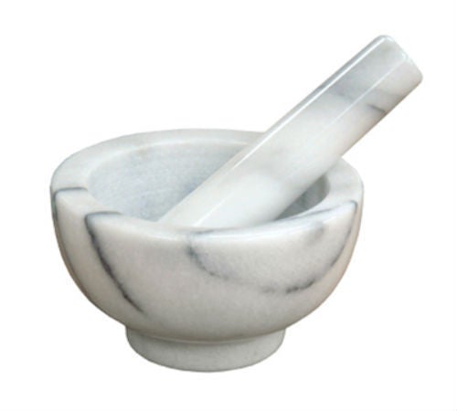 Winco MPS-42W Marble Mortar & Pestle