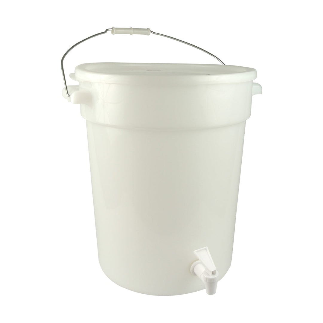 Winco PBDW-22 6 Gallon White Beverage Dispenser