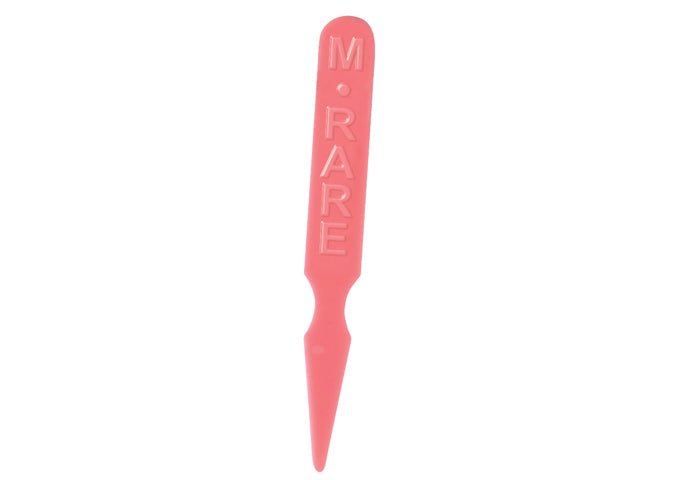 Winco PSM-MR Pink Plastic Medium Rare Steak Marker, 1000/Pack
