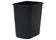 Winco PWR-28K 28 Qt Rectangular Basket - Black
