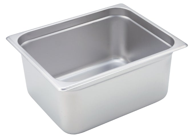 Winco SPJH-906GN 1/2 Size 6" Deep SS Steam Table Pan