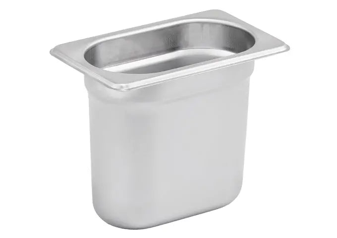 Winco SPJH-906GN 1/9 Size 6" Deep SS Steam Table Pan