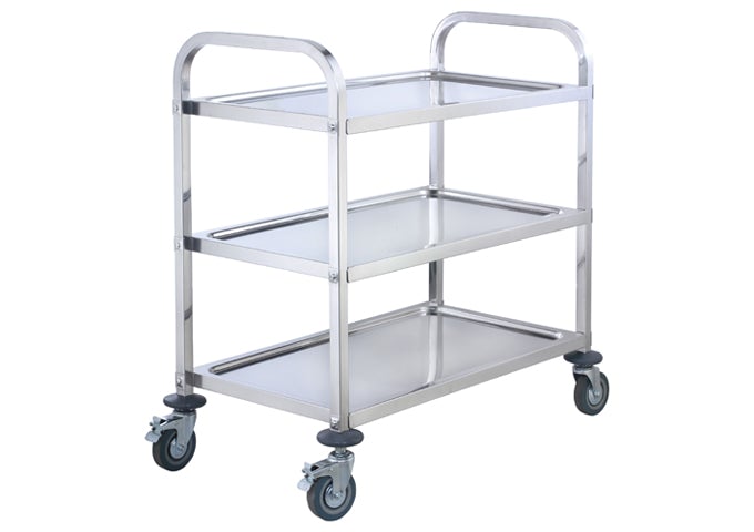 Winco SUC-50 3 Tier Stainless Steel Utility Cart