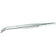 Winco TTG-10C 10" Curved Stainless Steel Tong