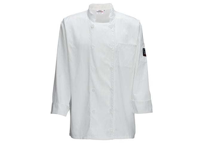 Winco Signature Chef Universal Fit White Chef Jacket 2XL