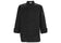 Winco UNF-6KXL Men's Black Tapered Fit XL Chef Jacket Winco