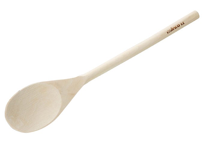 Winco WWP-14 Wooden Stirring Spoon 13.75"