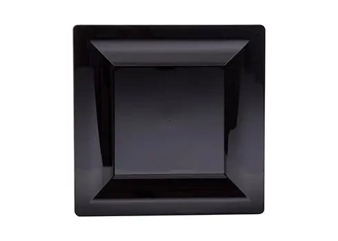 WNA GS8BK Comet Milan Grand Black Square Plate 8.125"