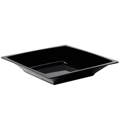 WNA MSBWL12BK Comet 12 Oz Square Milan Black Bowl