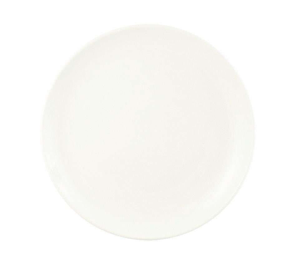 World Tableware 840-435C 9.5" Porcelana Round Edge White Plate