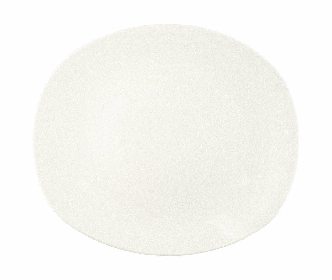 World Tableware 840-437B 10" X 9" Porcelana Oblong Plate