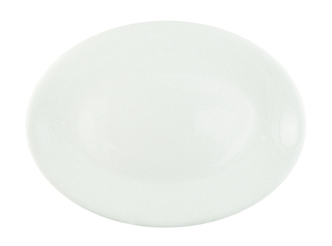 World Tableware 840-530R-30 13.5" Porcelana Rolled Edge Coupe Oval Platter