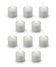 Hollowick Nexis HFRX10 Flameless Candlelight LED Magnetic Replacement Tealight Candles Pack of 10 Hollowick