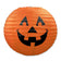 Beistle 00571 9.5" Jack-O-Lantern Paper Lanterns 3/Pack