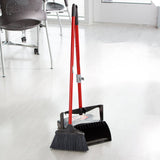 Libman 919 Open-Lid Dust Pan With Lobby Broom