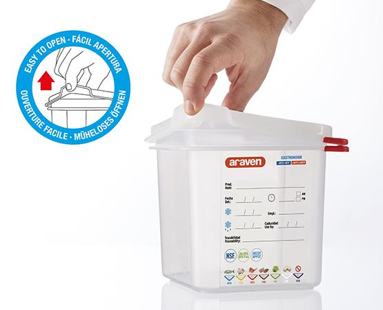 Araven 03025 2.7 Quart Square Translucent Airtight Container