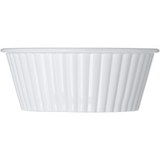 Carlisle 0844-02 2 Oz Fluted Ramekin White