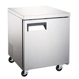 Adcraft USUCRF-27 U-Star 1 Door Undercounter Refrigerator