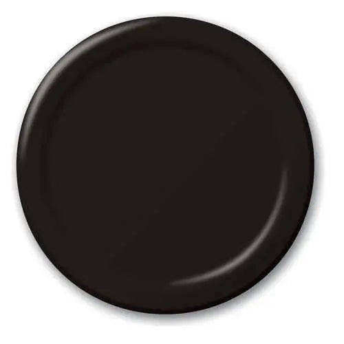 Creative Converting 10" Round Black Paper Plates Creative Converting