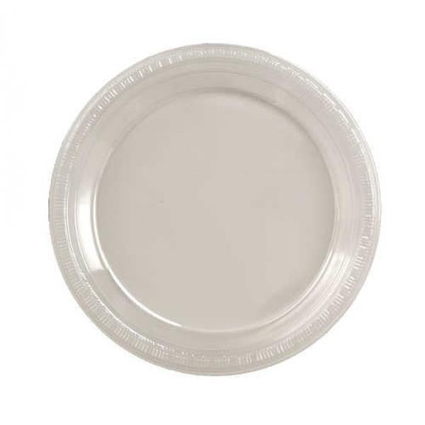 10" Round Clear Plastic Plates
