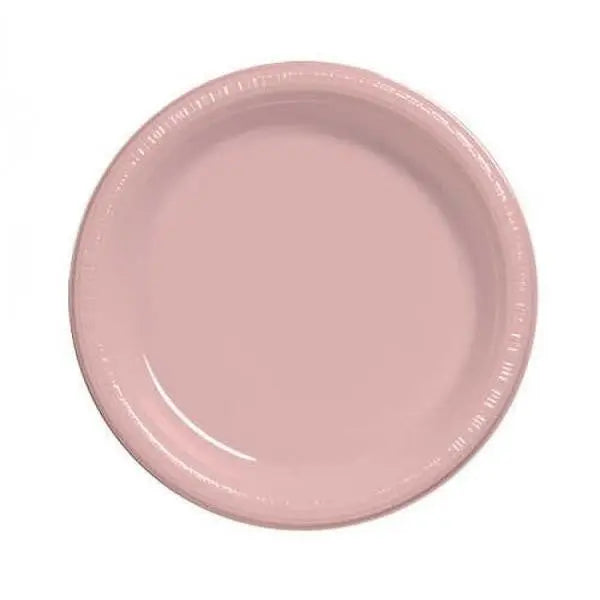 Creative Converting 10" Round Pink Plastic Plates Creative Converting