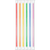 10" Wrapped Kurly Neon StrawsShopAtDean
