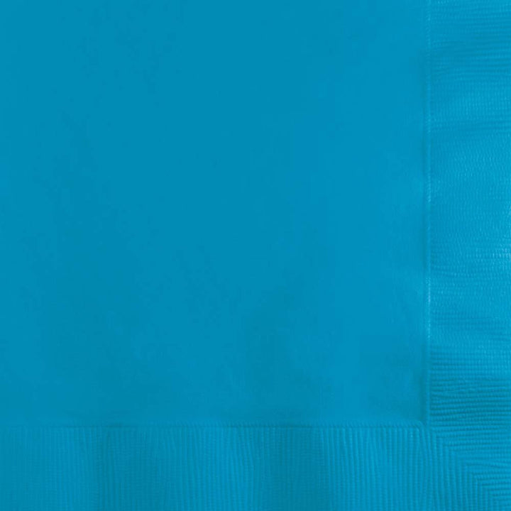 Creative Converting 10" X 10" Turquoise Beverage Napkins Creative Converting