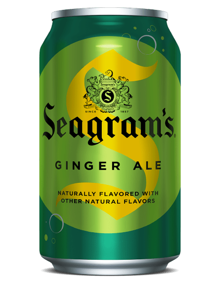 Seagrams Ginger Ale 12 0z Cans 24/Case Seagram's