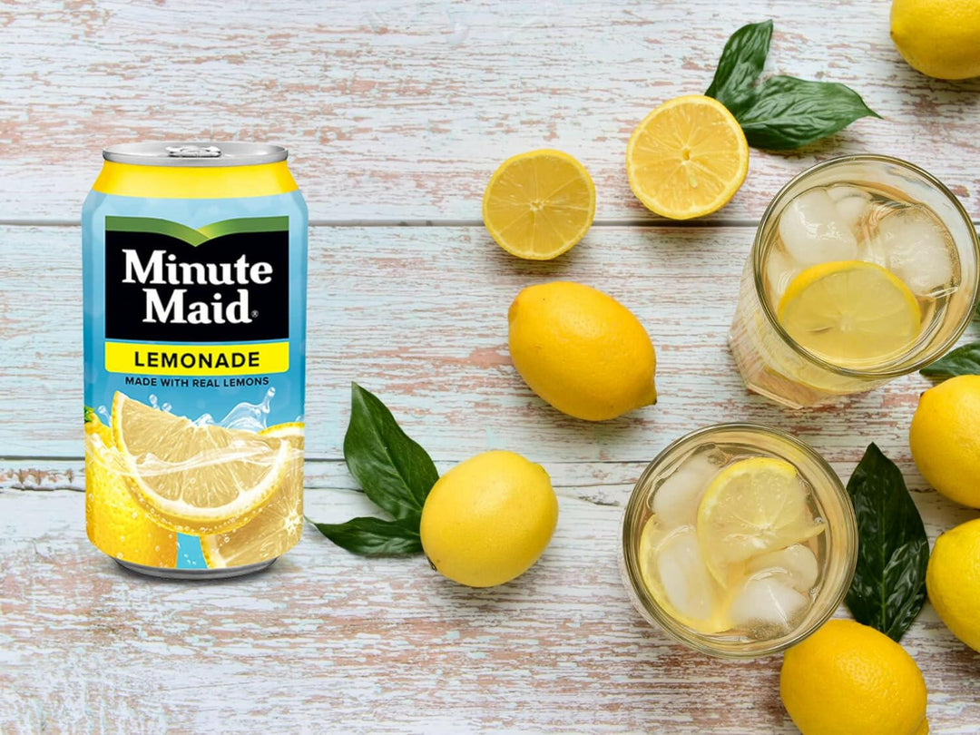 Minute Maid Lemonade 12 oz Cans 24/Pack Coca-Cola