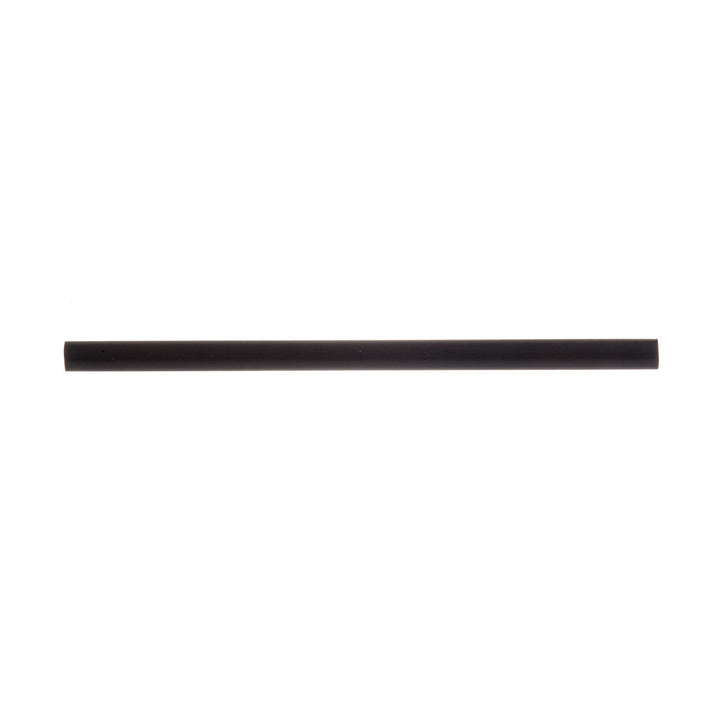 Tablecraft 100106 Unwrapped Black Plastic Straws 7.75" Tablecraft