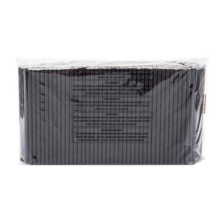 Tablecraft 100138 Unwrapped Black Paper Straw 5.75" Tablecraft
