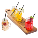 Tablecraft 100138 Unwrapped Black Paper Straw 5.75"