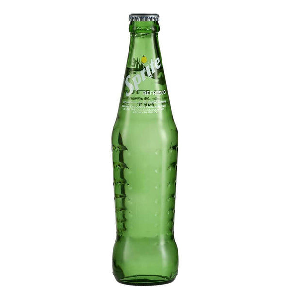 Mexican Sprite 12 oz Glass Bottle Lemon Lime Soda 24/Pack Coca-Cola