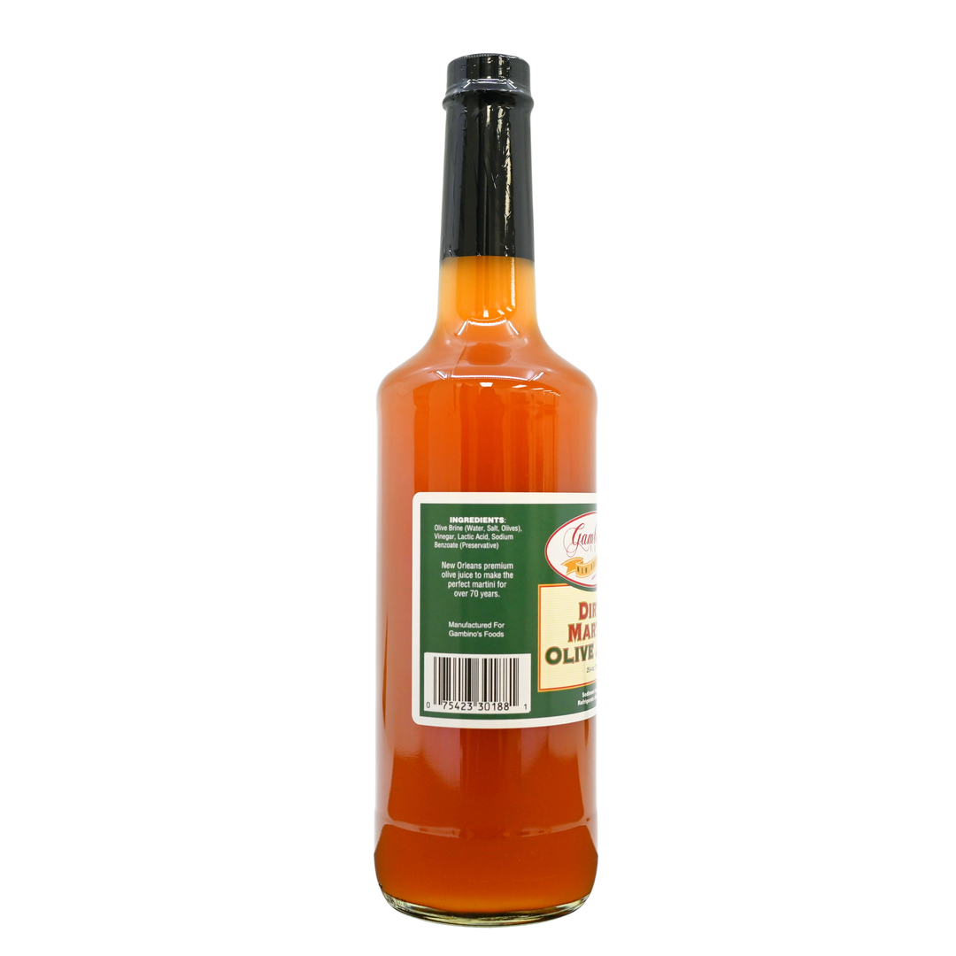 Gambino's Dirty Martini Olive Juice 25.4 oz