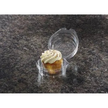 Sabert KP101 Single Jumbo Clear Cupcake Container Sabert