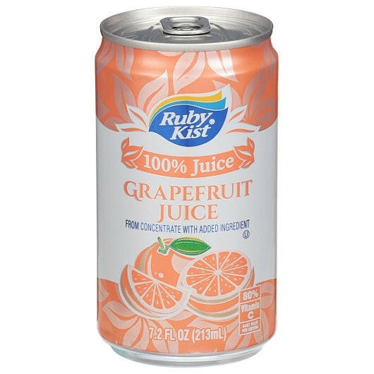 Ruby Kist 3102475RK Pink Grapefruit Juice 7.2 oz Can 24/Case Ruby Kist