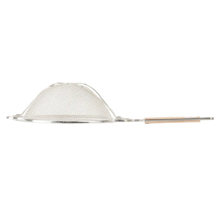 Tablecraft 1022 10.25" Reinforced Double Mesh Strainer Flat Tablecraft