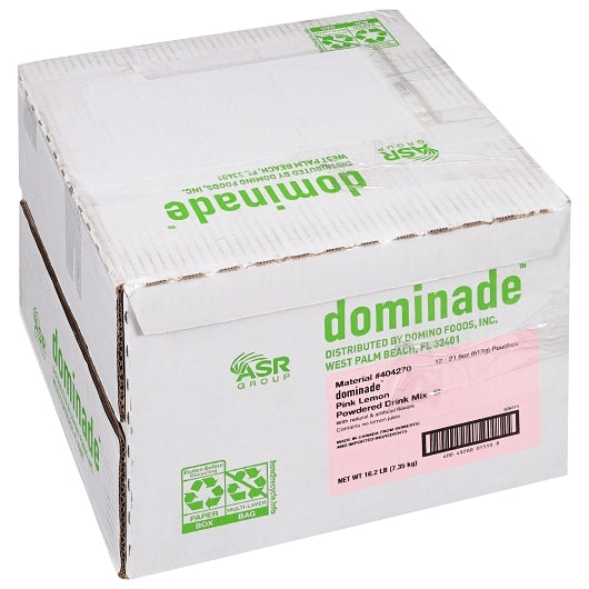 Dominade 21.6 oz Powdered Pink Lemonade Drink Mix