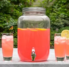Dominade 21.6 oz Powdered Pink Lemonade Drink Mix