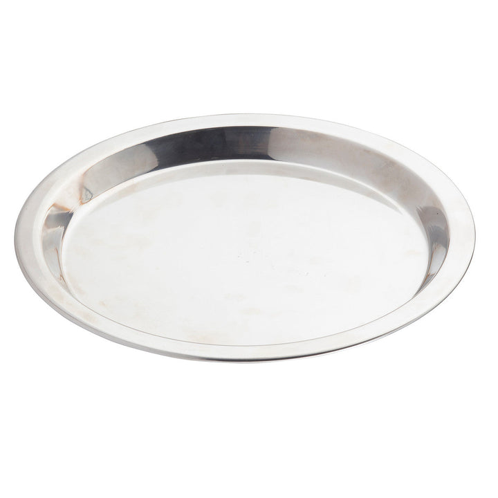 Tablecraft 10547 9" Stainless Steel Pie Pan Server